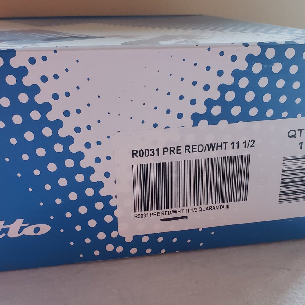 New Lotto Red and White Sneakers. Men 11,5 - Picture 5 of 9